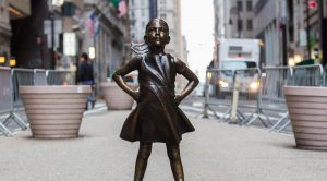 Fearless Girl Statue Wall Street NYC